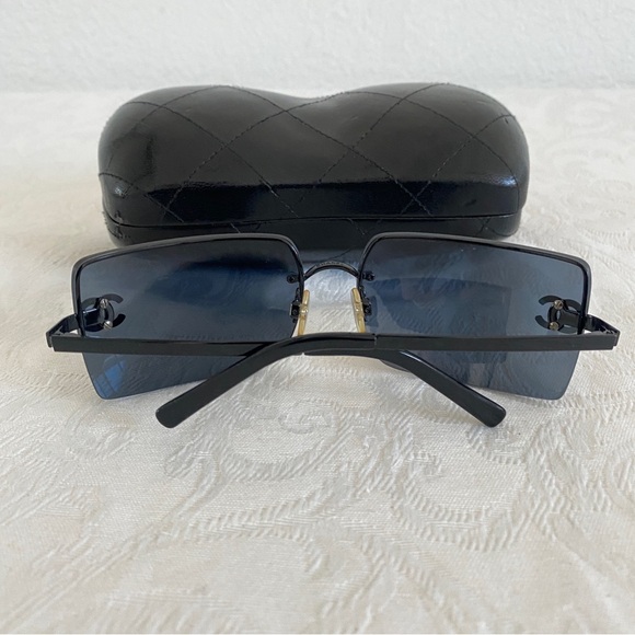 Chanel crystal CC Logo Sunglasses - Picture 10 of 14